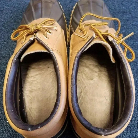 VTG Starker Duck Boots Womens Brown Tan 9 Steel - Picture 5 of 5